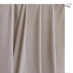 Fawn Velvet Curtain Panels