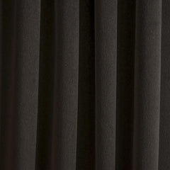 Dark Brown Velvet Curtain Panels