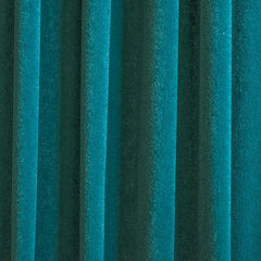 Peacock Green Velvet Curtain Panels