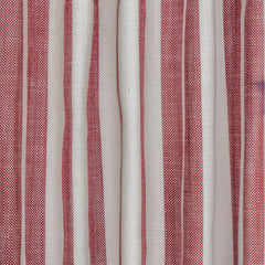 Red Gingham Stripes Cotton Fabric
