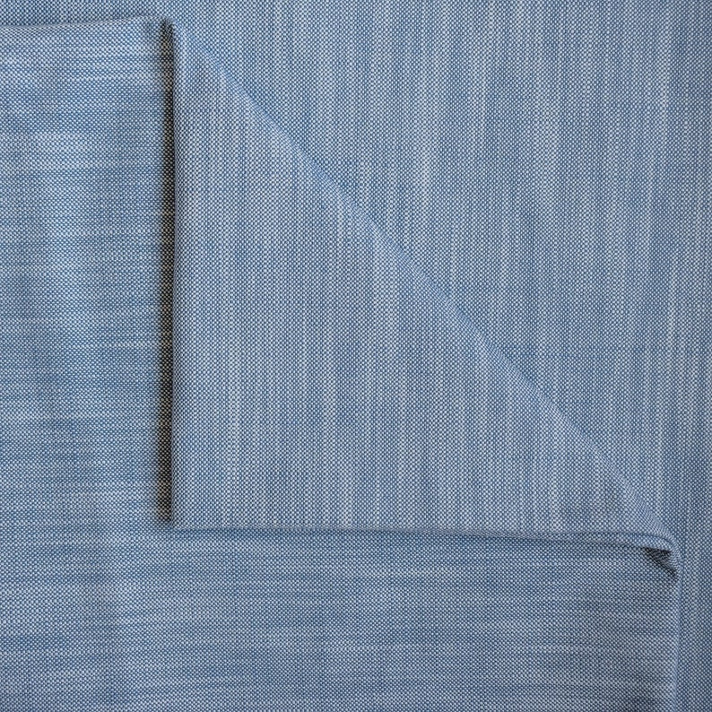Blue Solid Cotton Fabric
