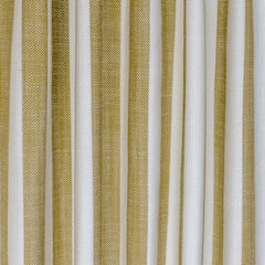 Mustard Yellow Stripes Cotton Fabric