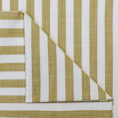 Mustard Yellow Stripes Cotton Fabric