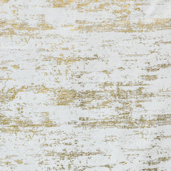 Ivory & Gold Foil Printed Velvet Fabric by the Yard