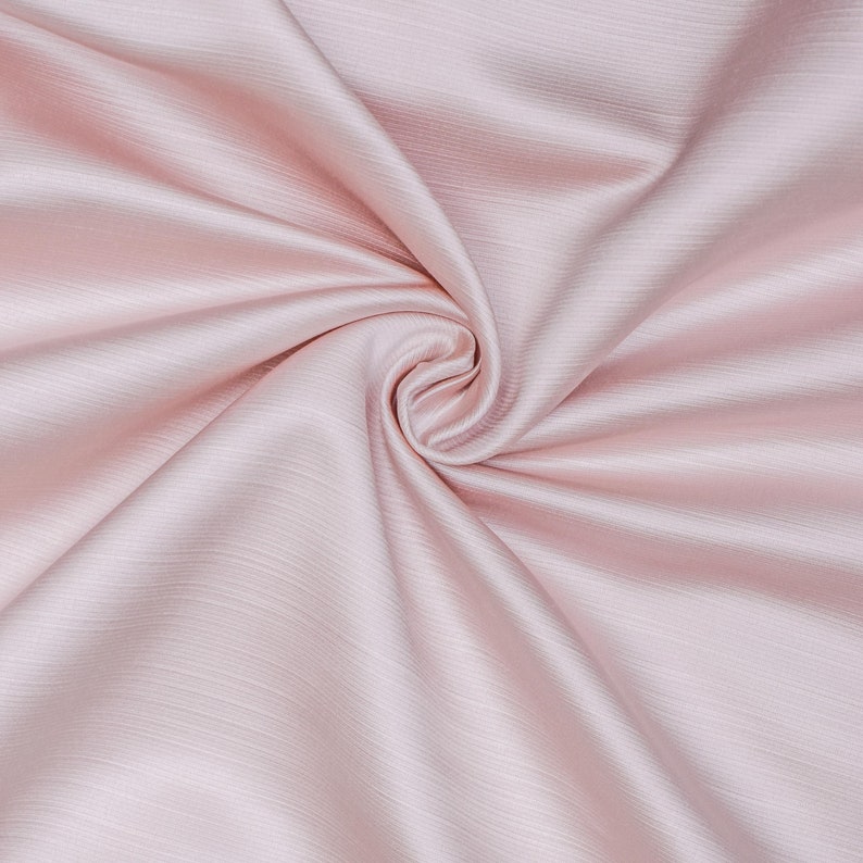 Light Pink Heavy Satin Fabric by the Yard