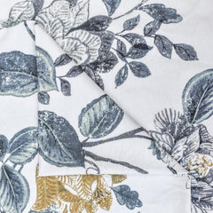 Mustard Printed Cotton Fabric by the Yard