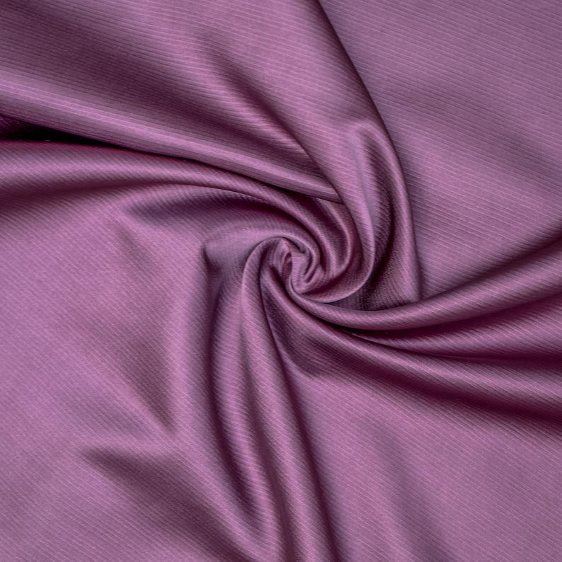 Light Purple Heavy Satin Fabric by the Yard