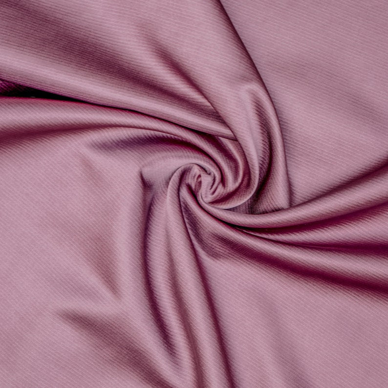 Mauve Heavy Satin Fabric by the Yard