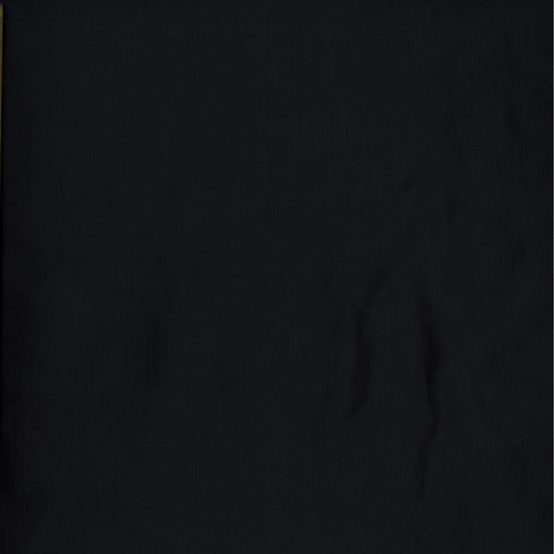 Black Heavy Satin Fabric by the Yard