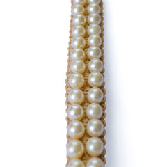 Pearl Crochet Jute Trim by the Yard, 1 IN (25mm) Jute Braided Lace Trim