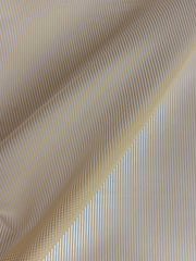 Beige Striped Sheer Curtain Fabric by the Yard, Stripe Lightweight Sheer Fabric