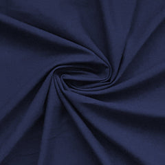 Navy Blue Cotton Linen Fabric