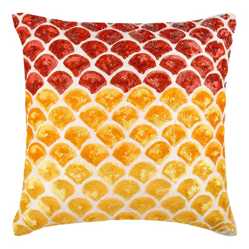 Mountain Journey - Brown Art Silk Throw Pillow Cover