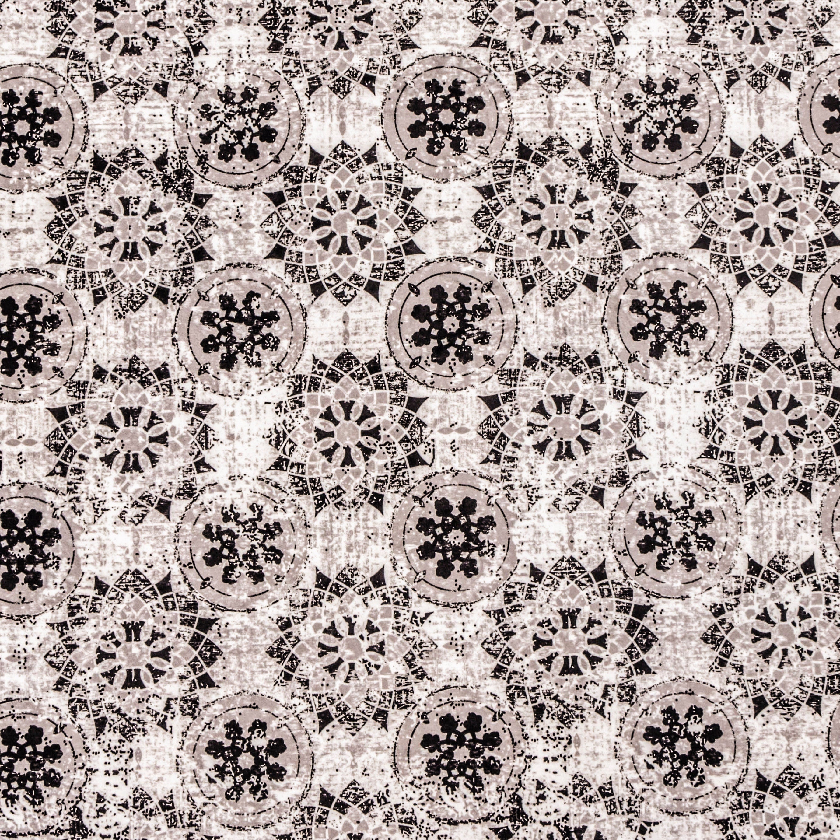 Victorian Baroque Digital Printed Polyester Curtain Panels