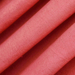 Coral Pink Cotton Linen Fabric