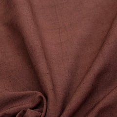 Brown Cotton Linen Fabric
