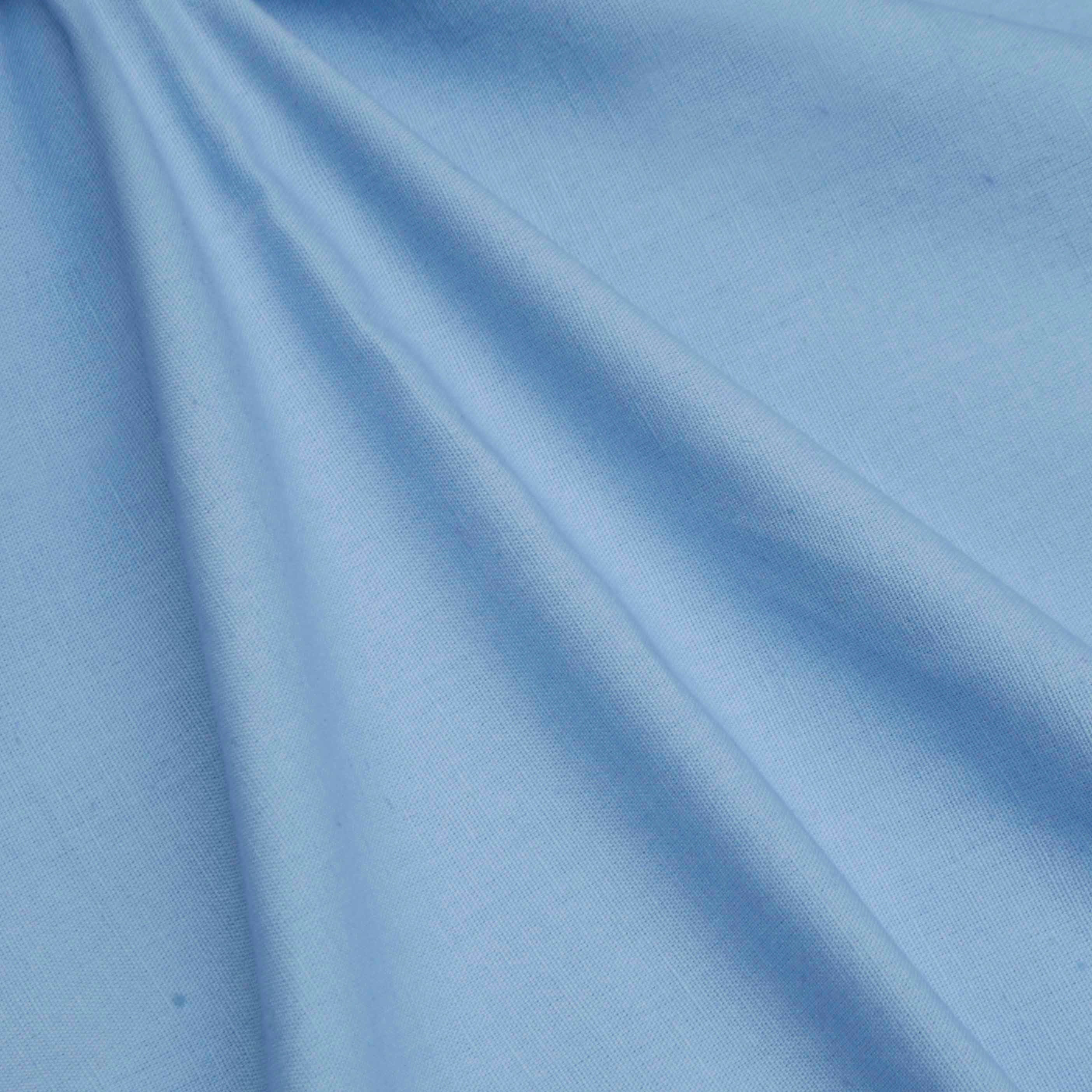 Light Blue Cotton Linen Fabric
