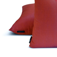 Rust & Purple Luxury - Rust & Purple Art Silk Throw Pillow Cover Pack of 2