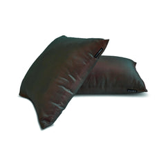 Green Red Luxury - Green & Red Art Silk Throw Pillow Cover Pack of 2