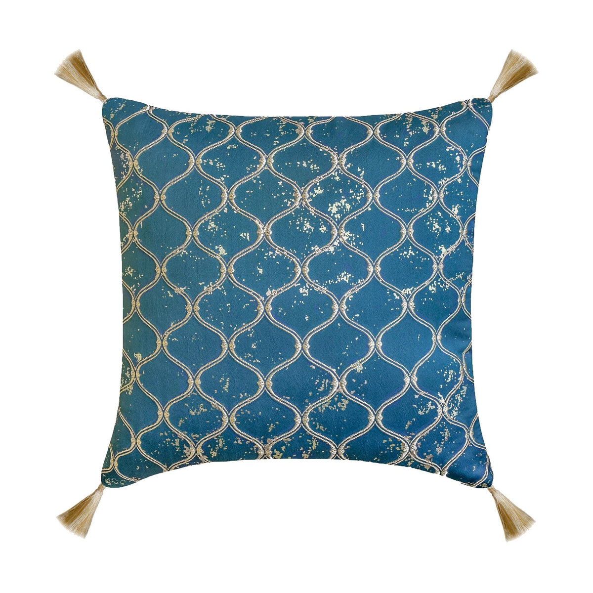 Trellis Shimmer Throw Pillow Cover