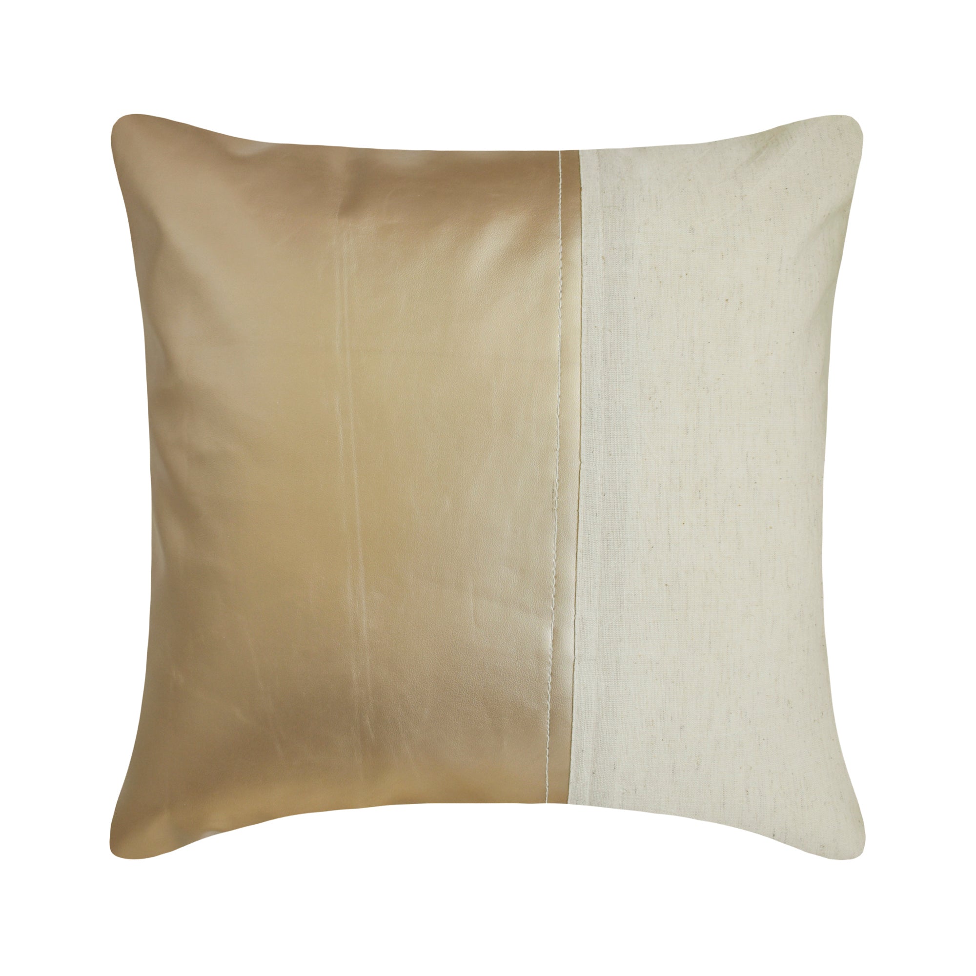 Better Half Red - Red Faux Leather Decorative Euro Sham
