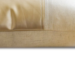 Better Half Antique Gold - Antique Gold Faux Leather Decorative Euro Sham