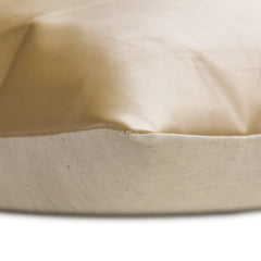 Better Half Antique Gold - Antique Gold Faux Leather Decorative Euro Sham