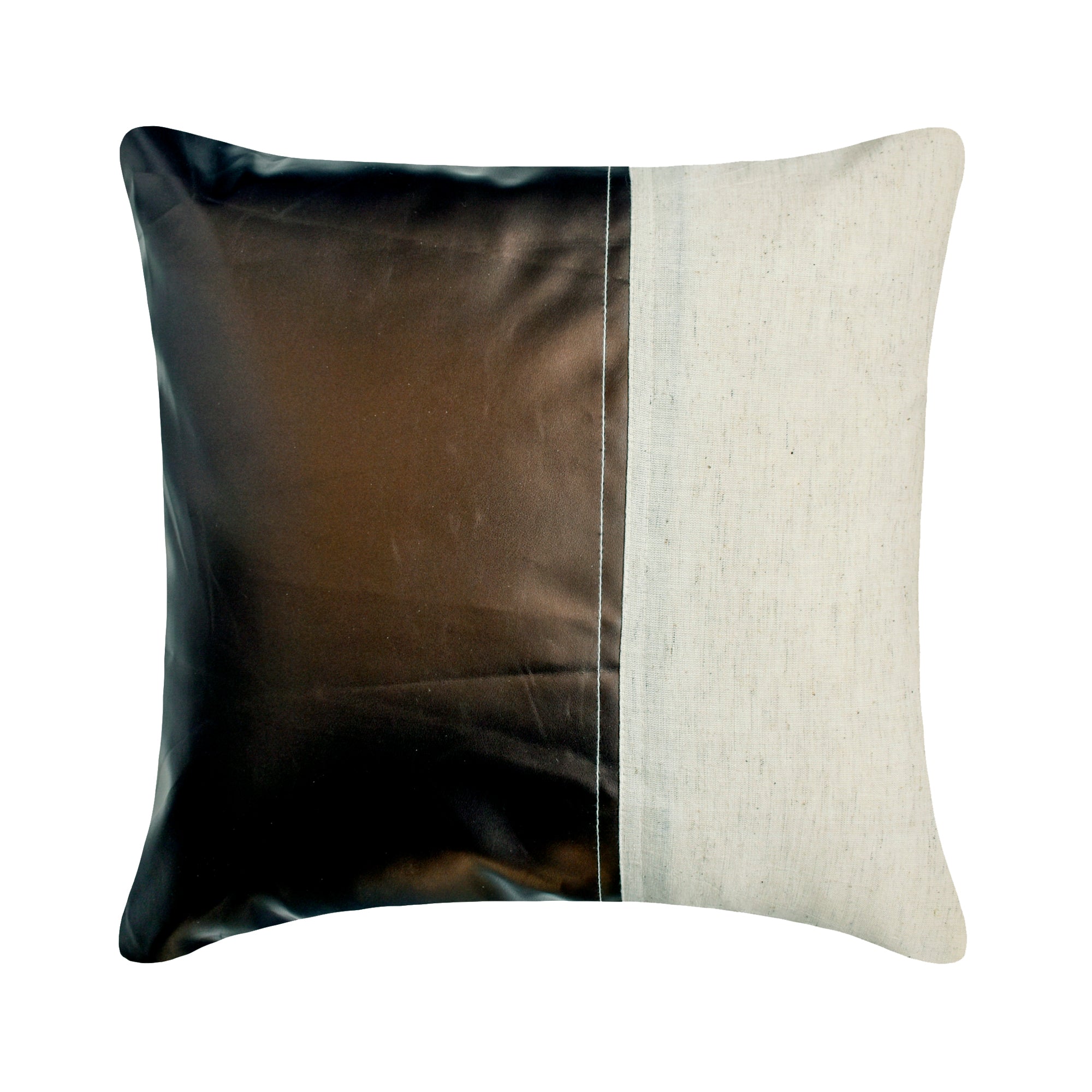 Better Half Red - Red Faux Leather Decorative Euro Sham