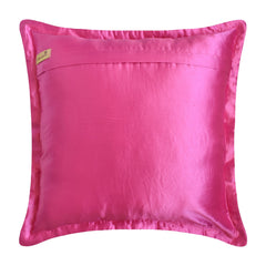 Dreamy Hotty Pink - Hot Pink Satin Throw Pillow Cover