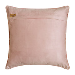 Fairytale - Pink Jacquard Weave Throw Pillow Cover