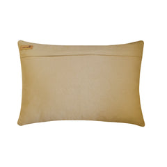 Mirror Light - Cotton Canvas Beige Decorative Lumbar Pillow Cover