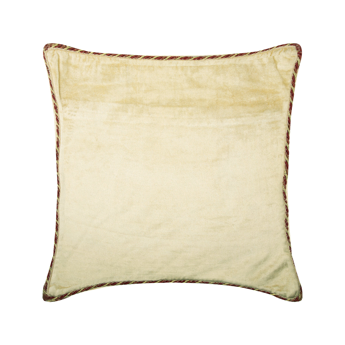 Pearl Ivory Velvet - Ivory Velvet Decorative Euro Sham