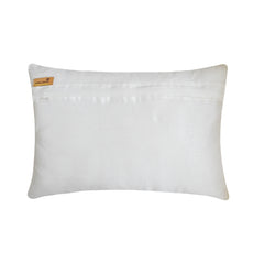 Pearl Harbour - Art Silk Ivory Decorative Lumbar Pillow Cover