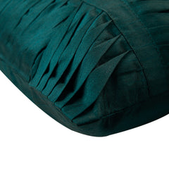 Royal Peacock Green - Royal Peacock Green Art Silk Decorative Euro Sham