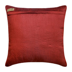 Red Love - Red Art Silk Throw Pillow Cover