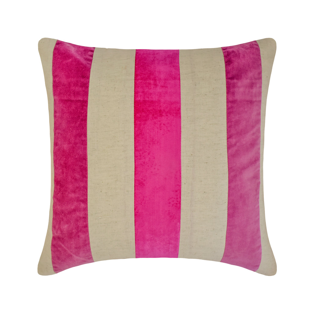 Pink Velvet Decorative Euro Sham, Velvet Band Pink – The HomeCentric