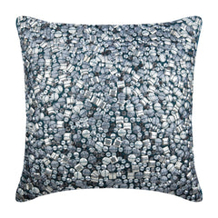 Sea The Dream - Blue Art Silk Decorative Euro Sham
