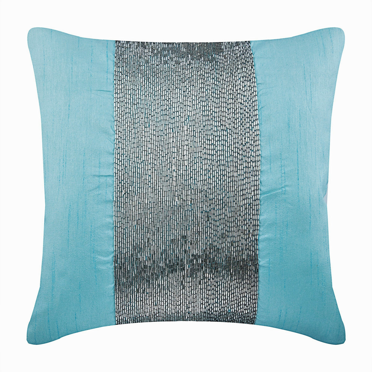 Aqua Center Pillow Cover