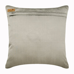 Aromatherapy - Gray Art Silk Decorative Euro Sham
