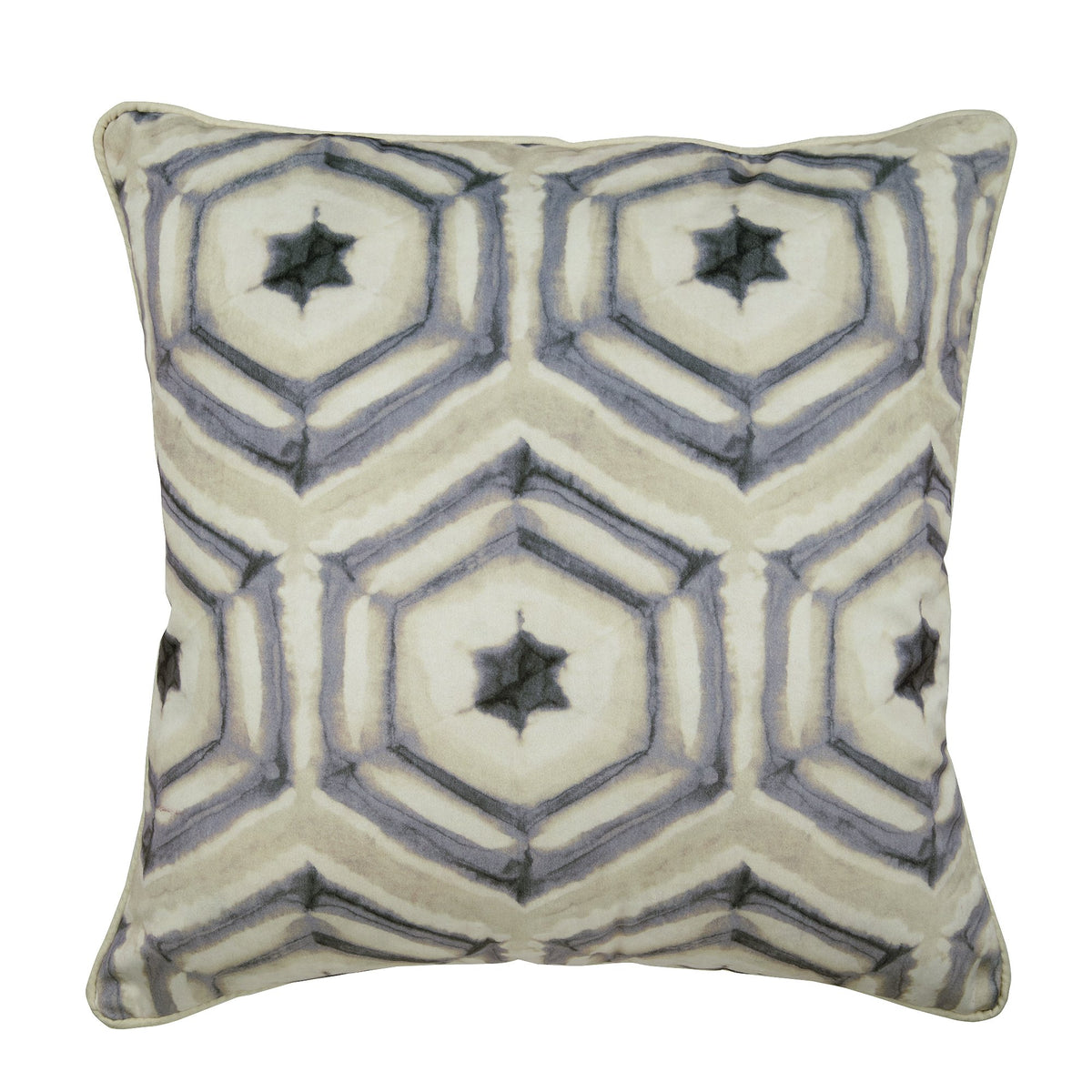 Batik Purple - Purple Velvet Decorative Euro Sham