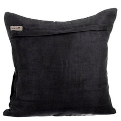 Black Love Tune - Black Suede Decorative Euro Sham