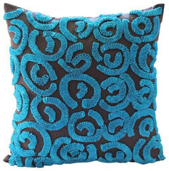 Sizzle - Gray Art Silk Decorative Euro Sham