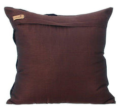 Brown N Half - Brown Art Silk Decorative Euro Sham