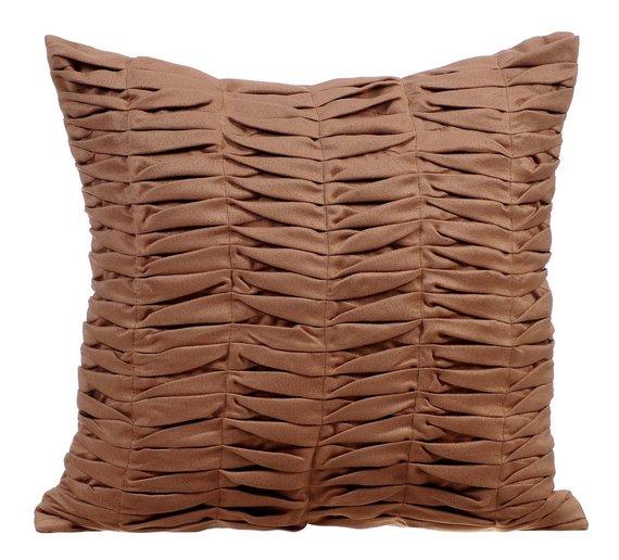 Brown Wind Folds Euro Sham