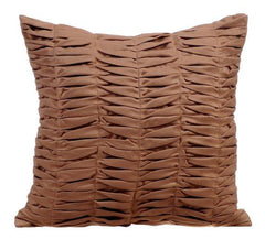 Brown Wind Folds Euro Sham