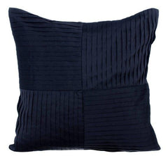 Charcoal Black Ripples Euro Sham