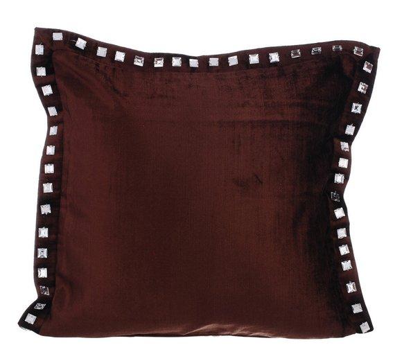 Blue Crystal Palace - Royal Blue Velvet Throw Pillow Cover