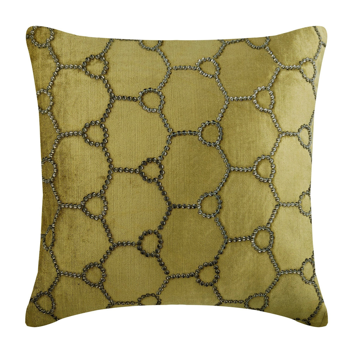 Class Wire - Sage Green Velvet Decorative Euro Sham