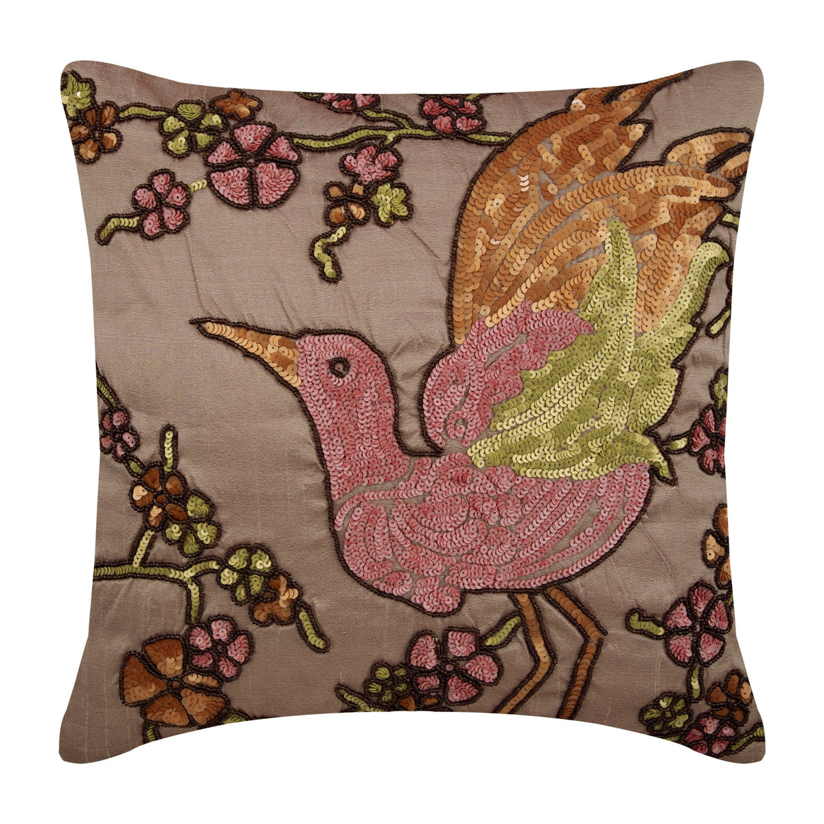 Colorful Birdy Euro Sham