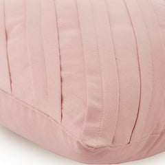 Contemporary Soft Pink - Pink Faux Suede Throw Pillow Cover
